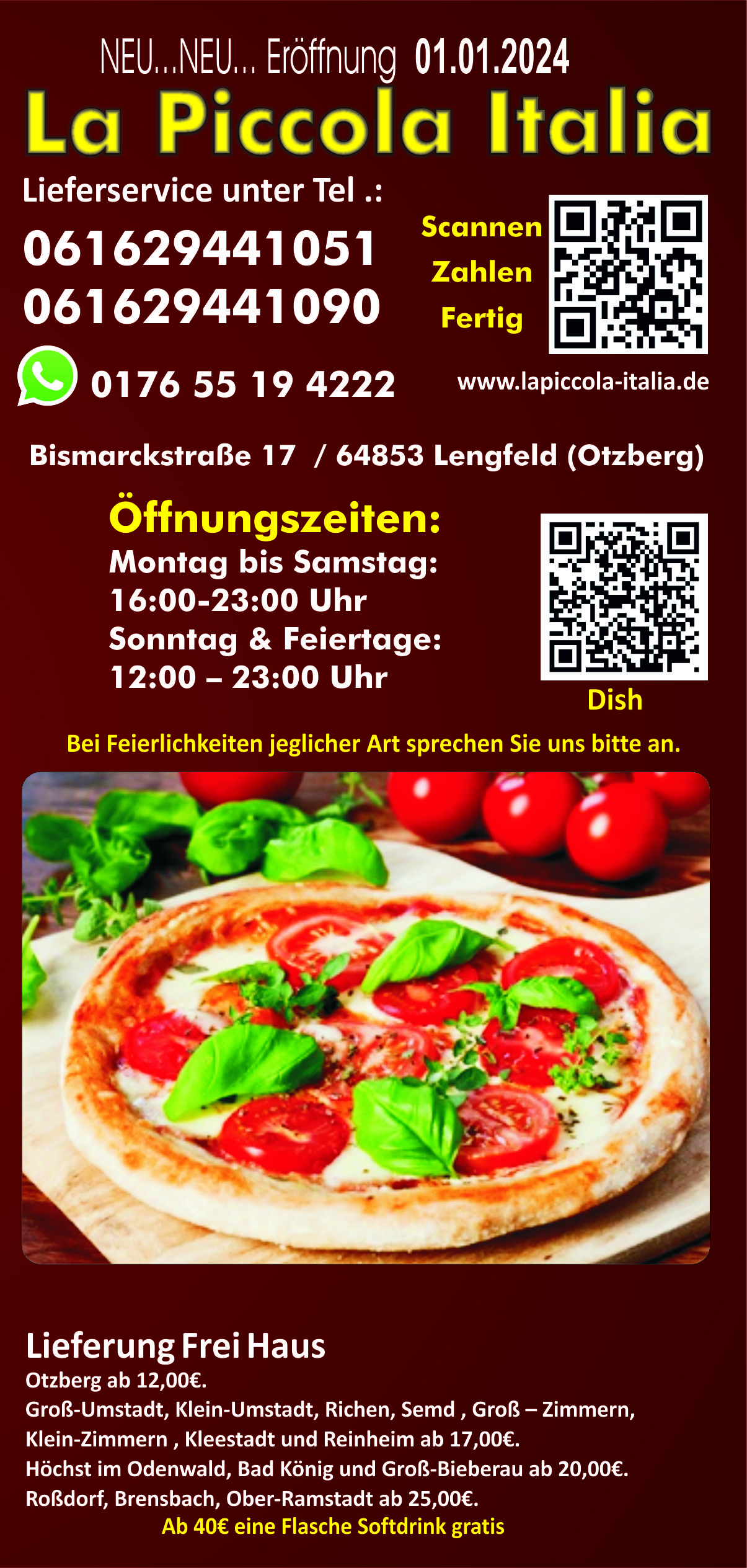 hotel menu